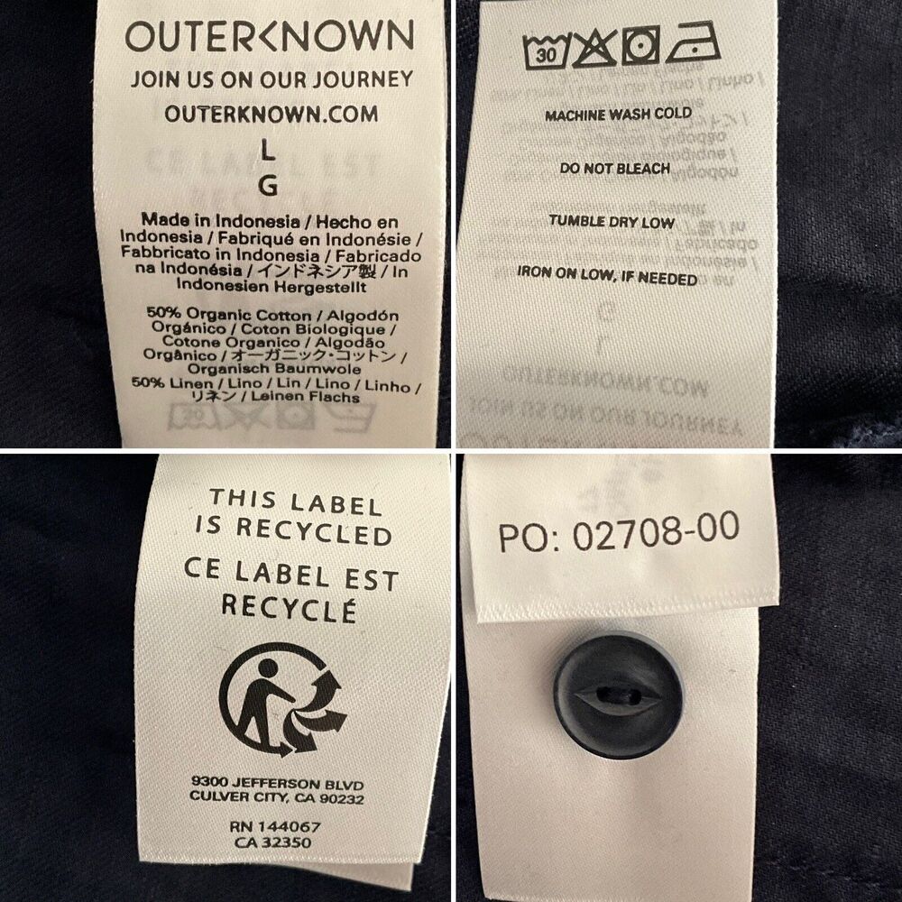 Outerknown S.E.A. Button Front Romper One Piece J… - image 12